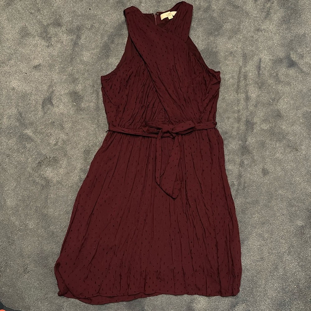 LOFT Women’s Halter Cross-Wrap Dress